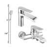 Mexen Pecos DS62 vannikomplekt, kroom - 72703DS62-00