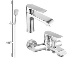 Mexen Pecos DS62 vannikomplekt, kroom - 72703DS62-00