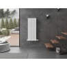 Mexen Boston decoratieve radiator 1200 x 452 mm, 611 W, wit - W213-1200-452-00-20