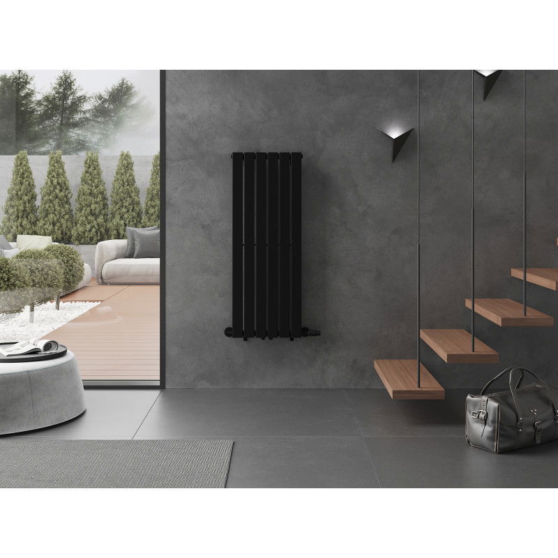 Mexen Boston radiateur décoratif 1200 x 452 mm, 611 W, noir - W213-1200-452-00-70