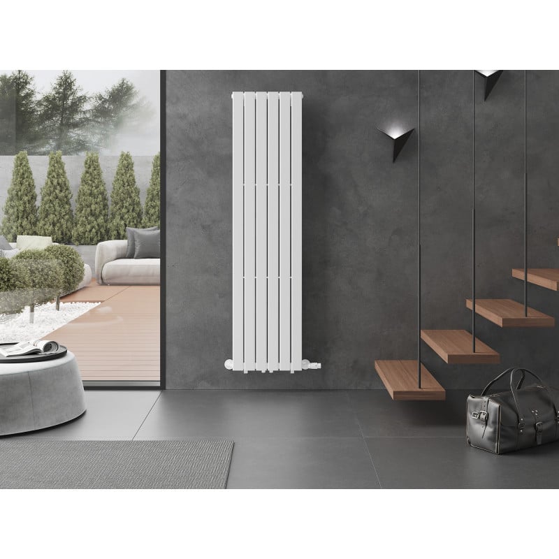 Mexen Boston decorative radiator 1800 x 452 mm, 888 W, white - W213-1800-452-00-20