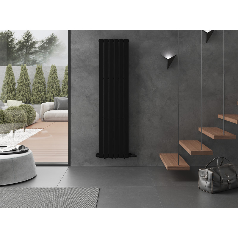 Mexen Boston koristeellinen lämpöpatteri 1800 x 452 mm, 888 W, musta - W213-1800-452-00-70