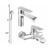 Mexen Pecos DS75 ensemble de bain, chrome - 72703DS75-00