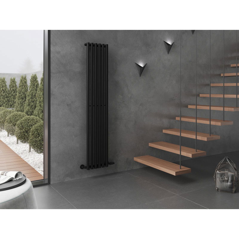 Mexen Nevada decorative radiator 1800 x 360 mm, 705 W, black - W201-1800-360-00-70