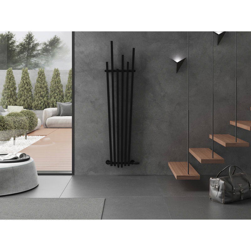 Mexen Omaha radiateur décoratif 1800 x 420 mm, 655 W, noir - W208-1800-420-00-70