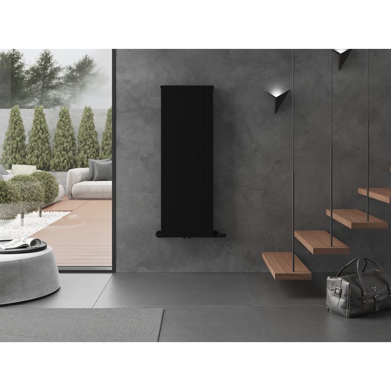 Mexen Topeka dekoratieve radiator 1400 x 480 mm, 950 W, zwart - W210-1400-480-00-70