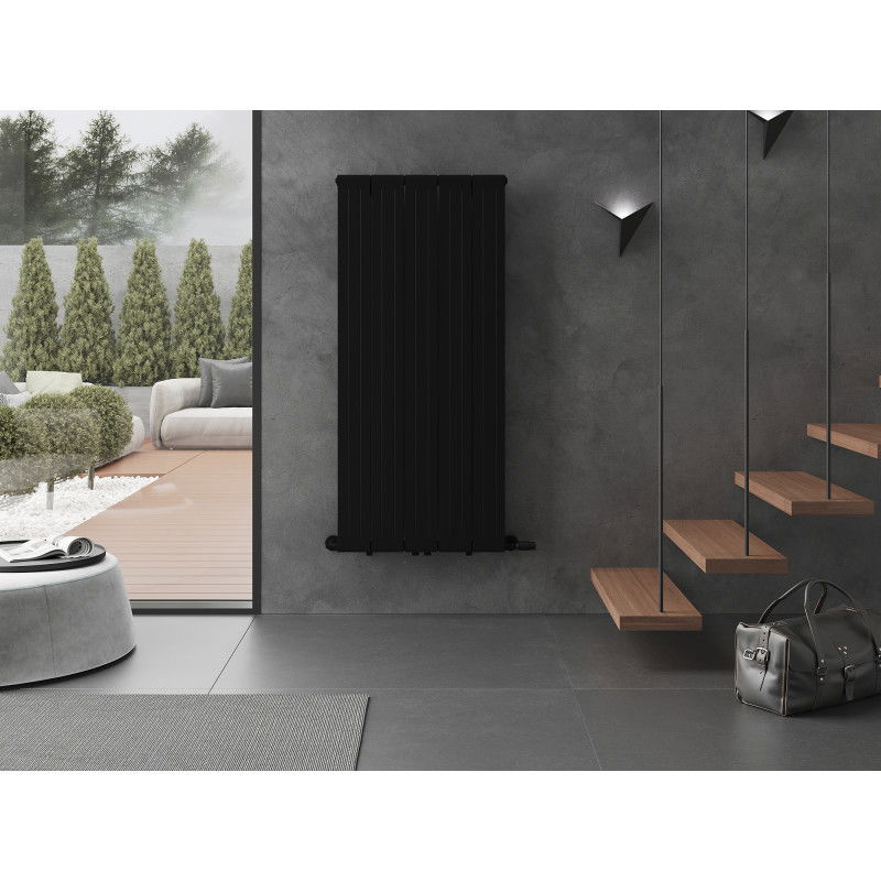 Mexen Waco διακοσμητικό καλοριφέρ 1544 x 694 mm, 1550 W, μαύρο - W217-1544-694-00-70