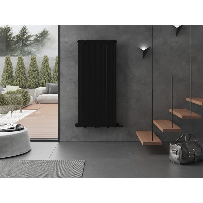 Mexen Waco radiateur décoratif 1544 x 694 mm, 1550 W, noir - W217-1544-694-00-70
