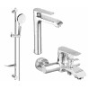 Mexen Pecos DF05 bath set, chrome - 72713DF05-00