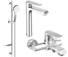 Mexen Pecos DF05 bathtub set, chrome - 72713DF05-00