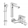 Mexen Pecos DQ40 ensemble de bain, chrome - 72713DQ40-00