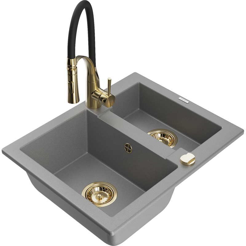 Mexen Carlos 1,5-Kummer Granitspullsteen mat Kichekran Aster, gro - 6518-71-73450-57-G