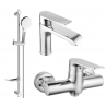 Mexen Pecos DF05 dušikomplekt, kroom - 72704DF05-00