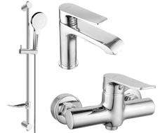 Mexen Pecos DF05 dušikomplekt, kroom - 72704DF05-00