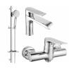 Mexen Pecos DQ40 dušikomplekt, kroom - 72704DQ40-00