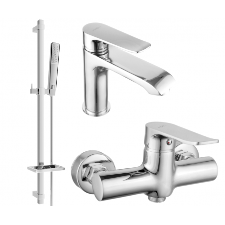 Mexen Pecos DQ72 ensemble de douche, chrome - 72704DQ72-00