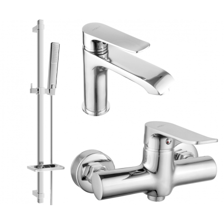 Mexen Pecos DQ72 set doccia, cromo - 72704DQ72-00