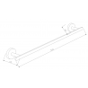 Mexen Loft porte-serviettes, noir - 7012624-70