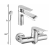 Mexen Pecos DS75 ensemble de douche, chromé - 72704DS75-00