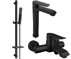 Mexen Pecos DQ72 badrumspaket, svart - 72713DQ72-70