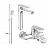 Mexen Pecos DS62 vannikomplekt, kroom - 72713DS62-00