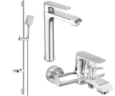 Mexen Pecos DS62 vannikomplekt, kroom - 72713DS62-00