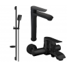 Mexen Pecos DS62 Badezimmerset, schwarz - 72713DS62-70