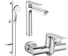 Mexen Pecos DF05 dušikomplekt, kroom - 72714DF05-00