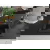 Mexen Vito Granitspüle 1-becken mit Küchenarmatur Flora, schwarz - 6503-77-670401-07-B