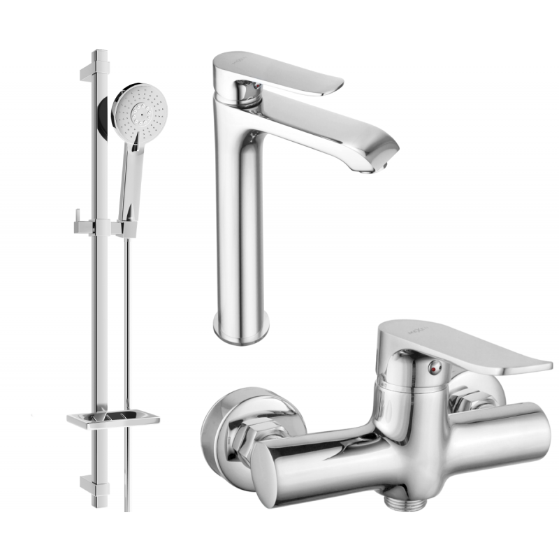 Mexen Pecos DQ40 set doccia, cromato - 72714DQ40-00