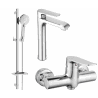 Mexen Pecos DQ40 Duschset, Chrom - 72714DQ40-00