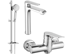 Mexen Pecos DQ40 ensemble de douche, chrome - 72714DQ40-00