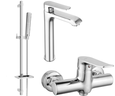 Mexen Pecos DQ72 dušikomplekt, kroom - 72714DQ72-00
