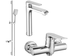 Mexen Pecos DS62 dušikomplekt, kroom - 72714DS62-00