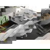 Mexen Mario Granitspüle 2-Komponenten mit Küchenarmatur Flora, schwarz/silber Metallic - 6504-73-670401-07-B