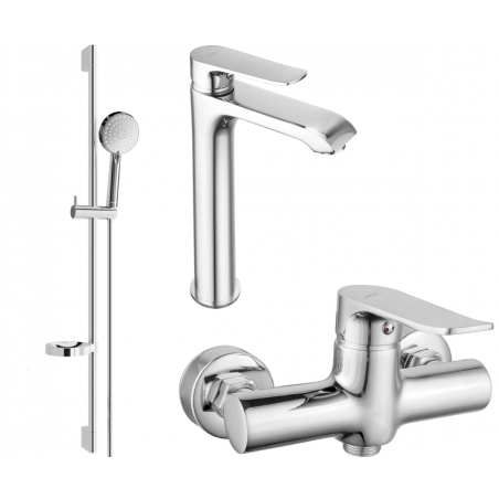 Mexen Pecos DS75 set tuša, krom - 72714DS75-00