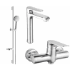 Mexen Pecos Ensemble de douche DS75, chrome - 72714DS75-00