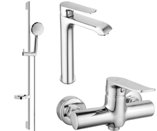 Mexen Pecos DS75 dušikomplekt, kroom - 72714DS75-00