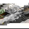 Mexen Mario Granitspüle 2-Kammer mit Küchenarmatur Flora, schwarz - 6504-77-670401-70-B