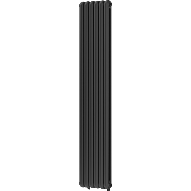 Mexen Kent dekorativer Heizkörper 1882 x 380 mm, 1392 W, schwarz - W216-1882-380-00-70