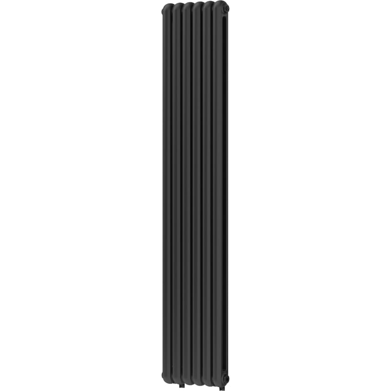 Mexen Kent dekorativni radijator 1882 x 380 mm, 1392 W, crni - W216-1882-380-00-70