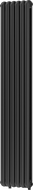 Mexen Kent decoratieve radiator 1882 x 380 mm, 1392 W, zwart - W216-1882-380-00-70