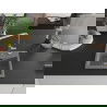 Mexen Milo Granitspüle 1-beckig mit Küchenarmatur Flora, grau - 6505-71-670401-00