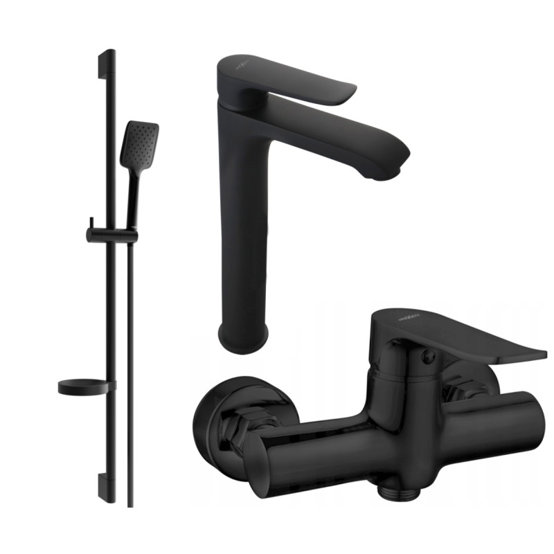 Mexen Pecos DS62 dušikomplekt, must - 72714DS62-70