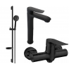 Mexen Pecos DS75 ensemble de douche, noir - 72714DS75-70
