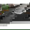 Mexen Milo Granitspüle 1-baulich mit Küchenarmatur Flora, schwarz - 6505-77-670401-07