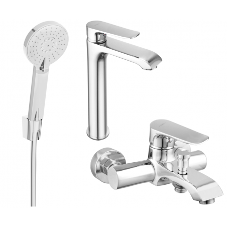 Mexen Pecos R40 set da bagno, cromo - 72713R40-00