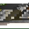 Mexen Gaspar granite sink 1.5-bowl with drainer and Flora kitchen tap, beige - 6507-69-670401-07-B