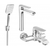 Mexen Pecos R62 bath set, chrome - 72713R62-00