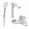 Mexen Pecos R62 bathtub set, chrome - 72713R62-00